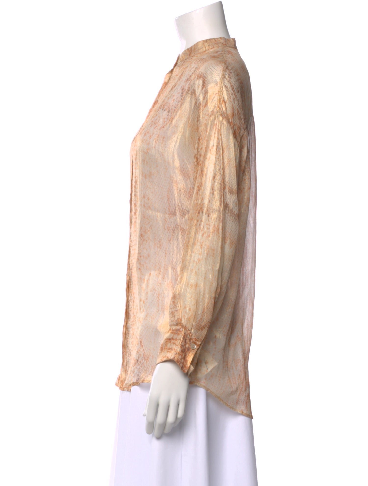 forte_forte Silk Animal Print Blouse