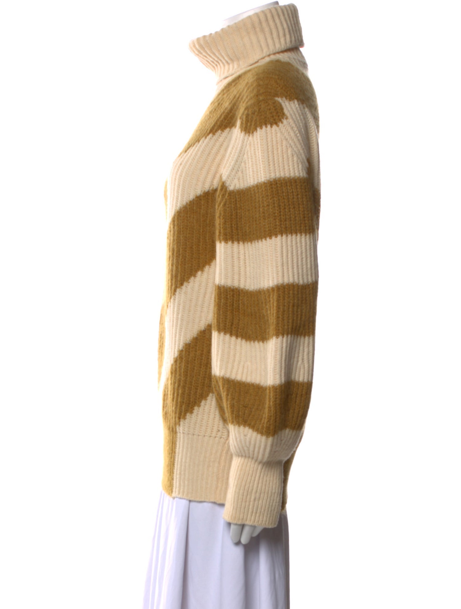 forte_forte Striped Turtleneck Sweater