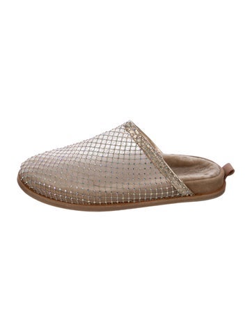 Pre-owned Forte Forte Mesh Mules In Multi