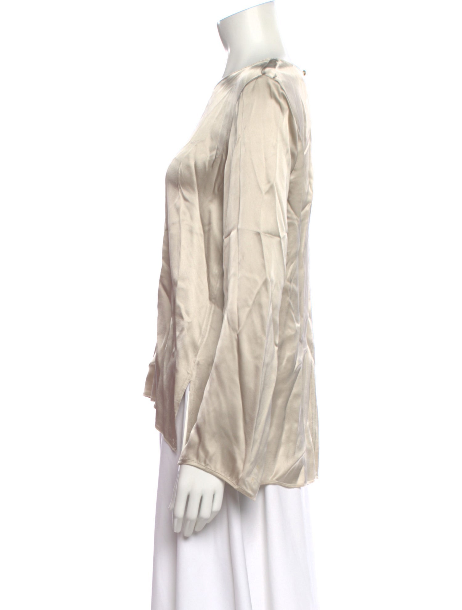 forte_forte Crew Neck Long Sleeve Top