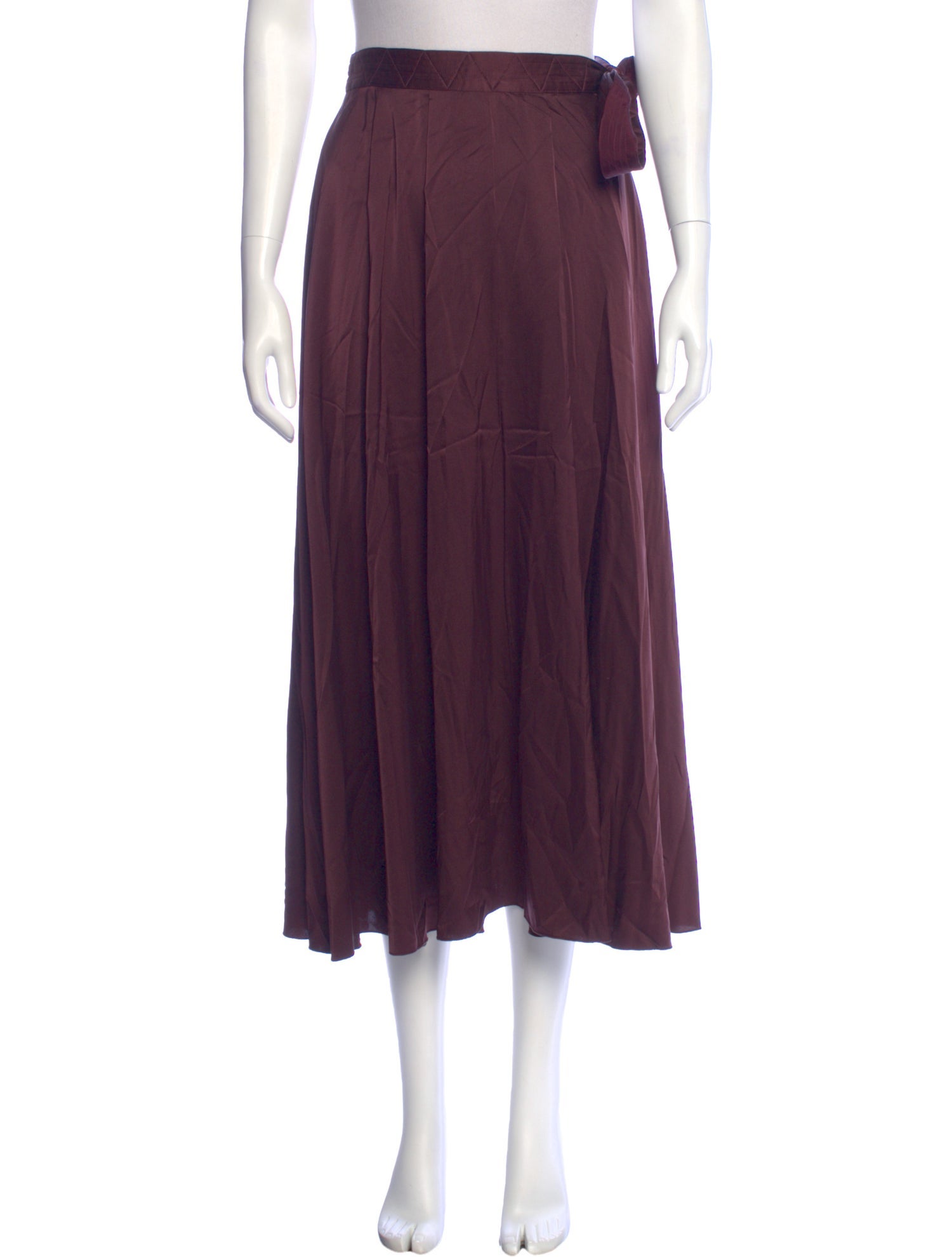 forte_forte Silk Midi Length Skirt w/ Tags