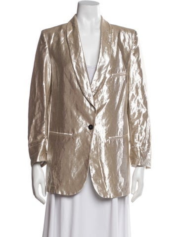 Pre-owned Forte Forte Linen Blazer W/ Tags In Neutral