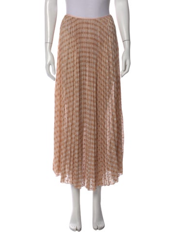 Pre-owned Forte Forte Silk Midi Length Skirt In Neutral