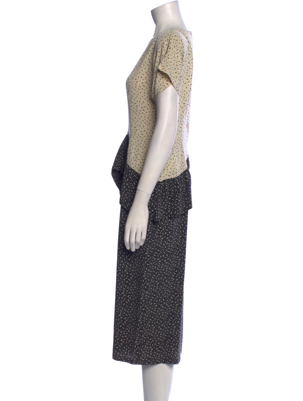 Françoise Printed Midi Length Dress - image 2