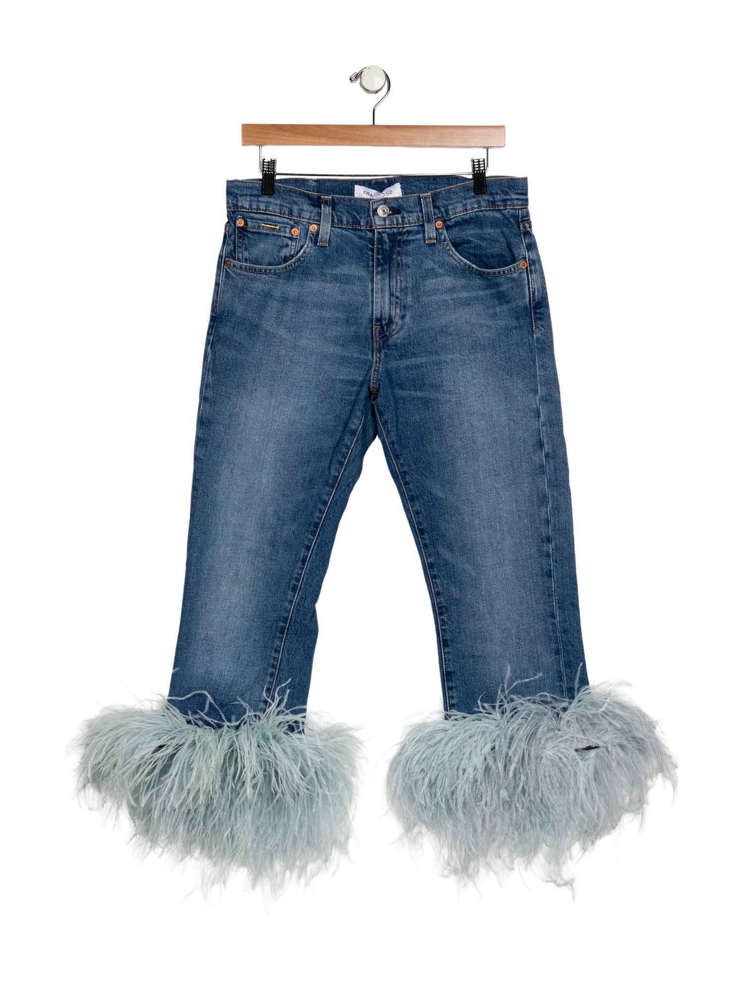 Françoise Mid-Rise Wide Leg Jeans