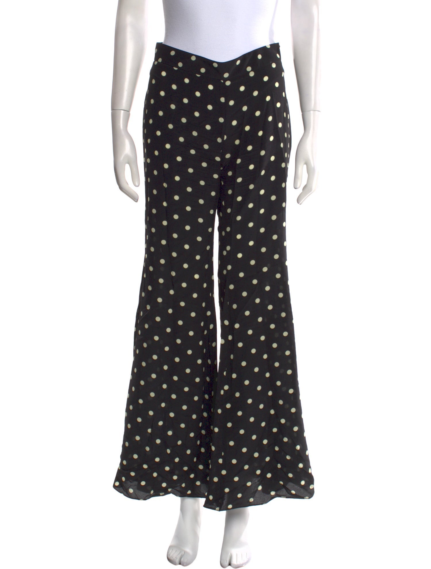 Françoise Silk Wide Leg Pants