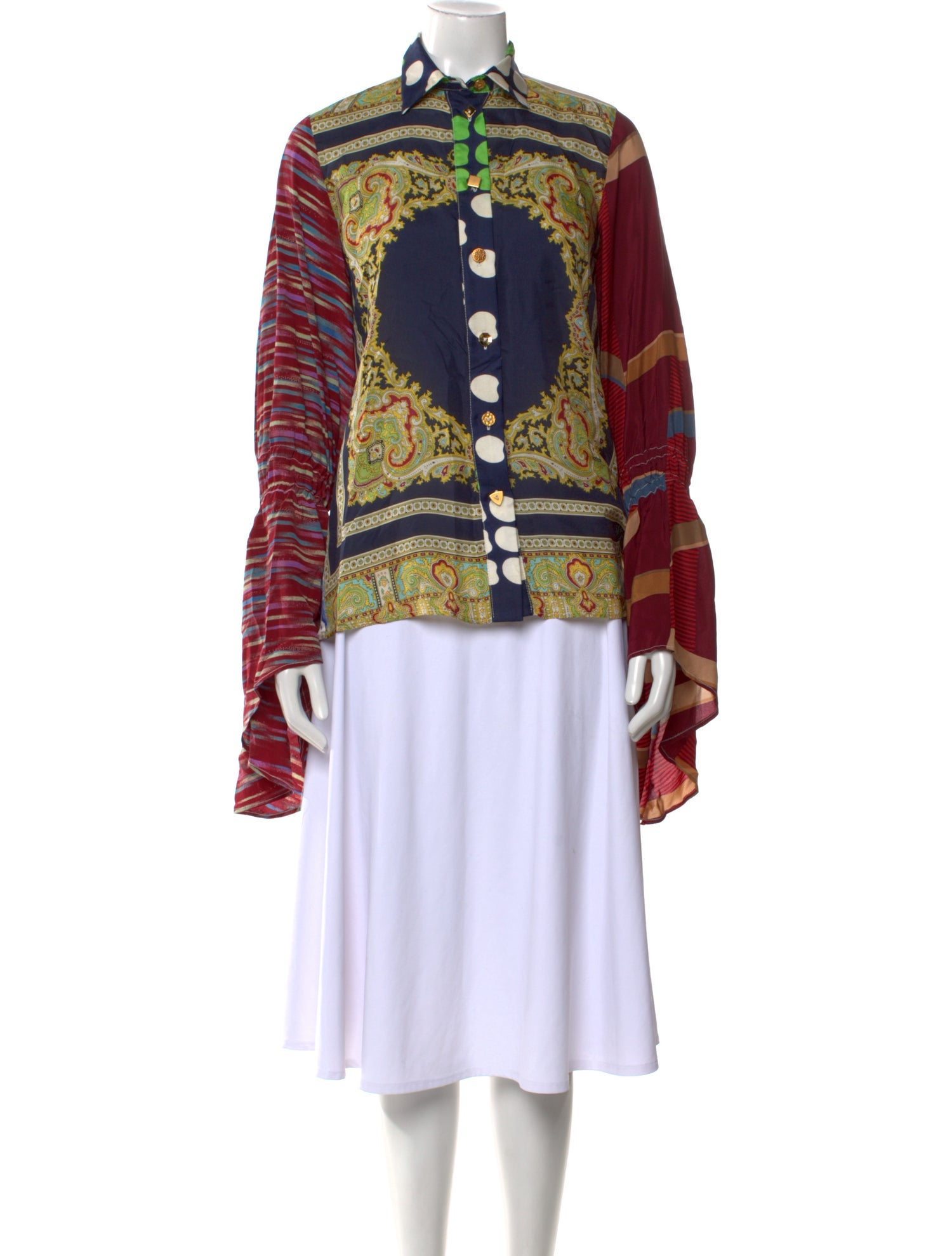 Françoise Silk Printed Tunic