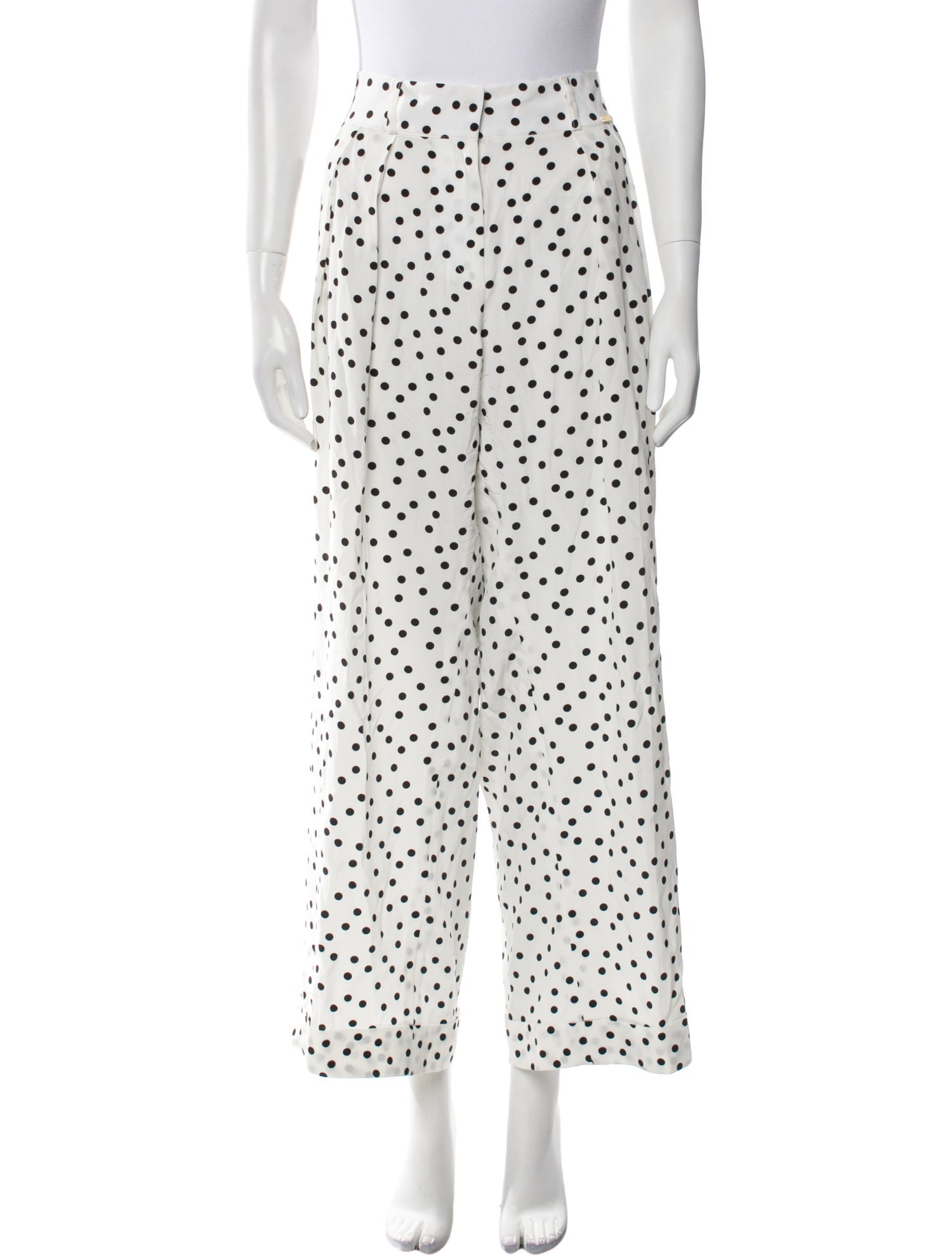 Françoise Silk Wide Leg Pants