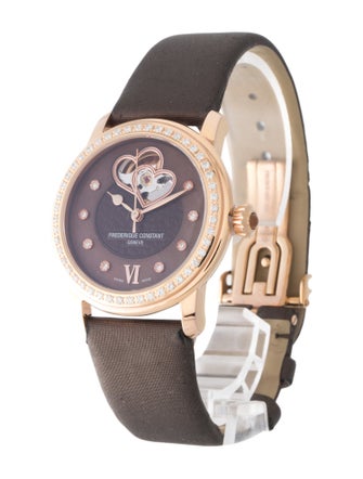 Frederique Constant Lady Double Heart Beat Gourmet Chocolate Watch