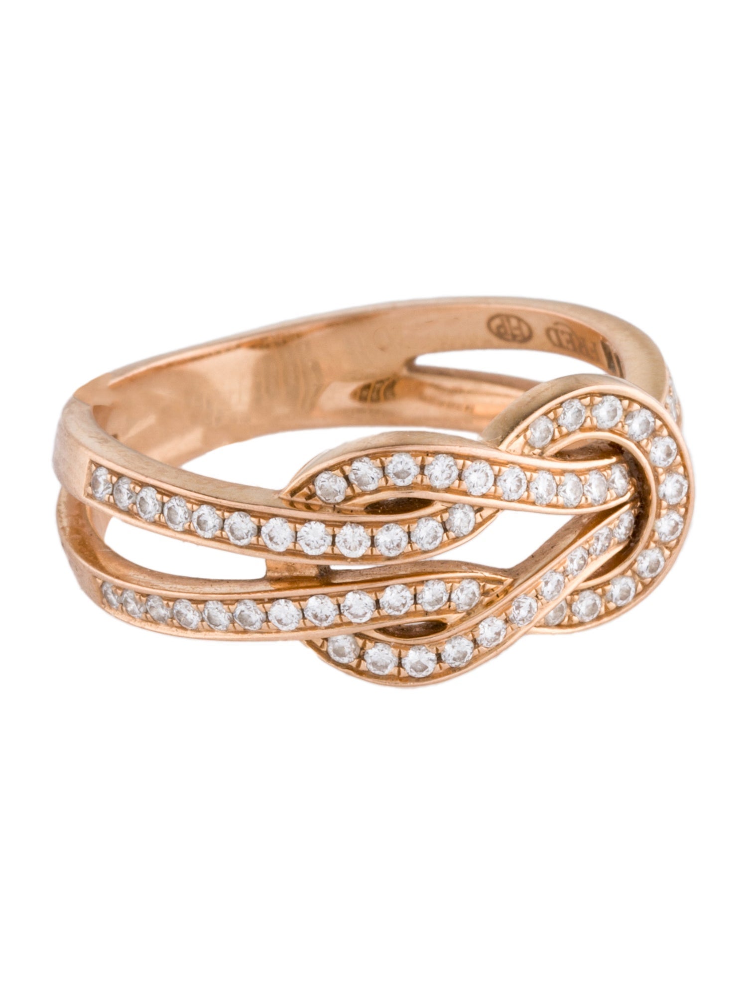 Fred of Paris 18K Diamond Chance Medium Infinie Ring