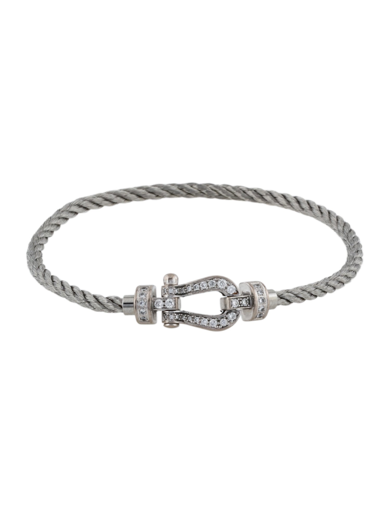 Fred of Paris 18K Diamond Force 10 Bracelet