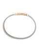 Fred Two-Tone Force 10 Cable Bracelet