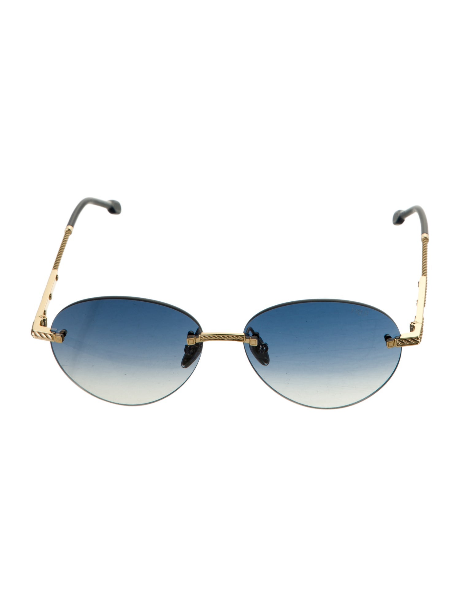 Fred Round Gradient Sunglasses