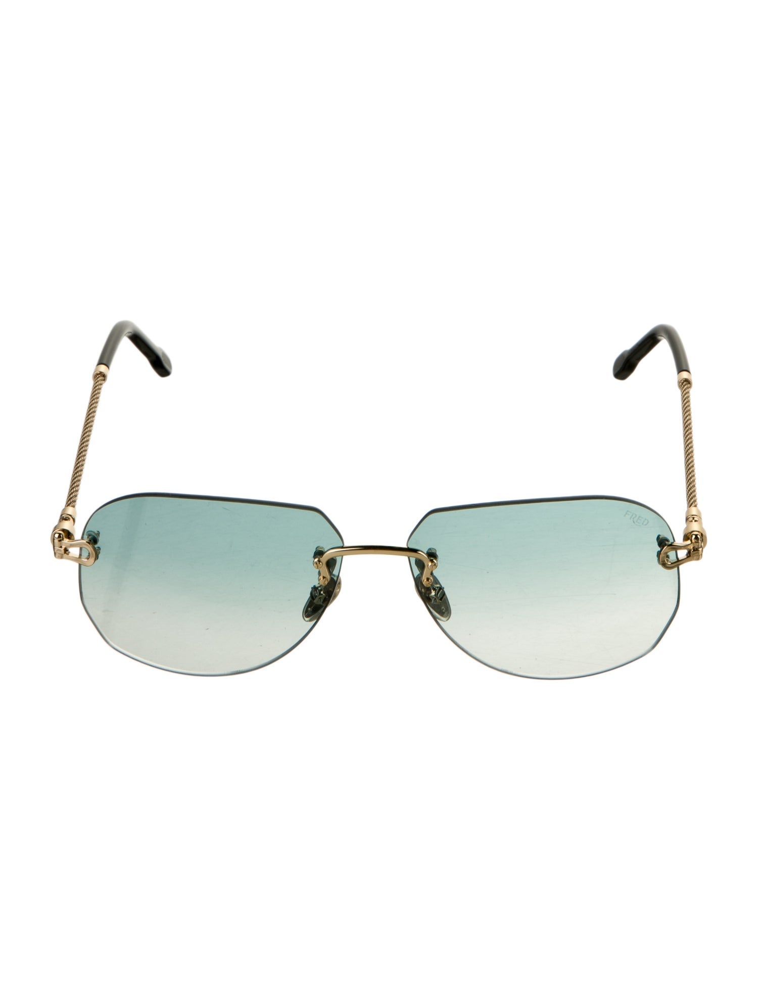 Fred Aviator Gradient Sunglasses
