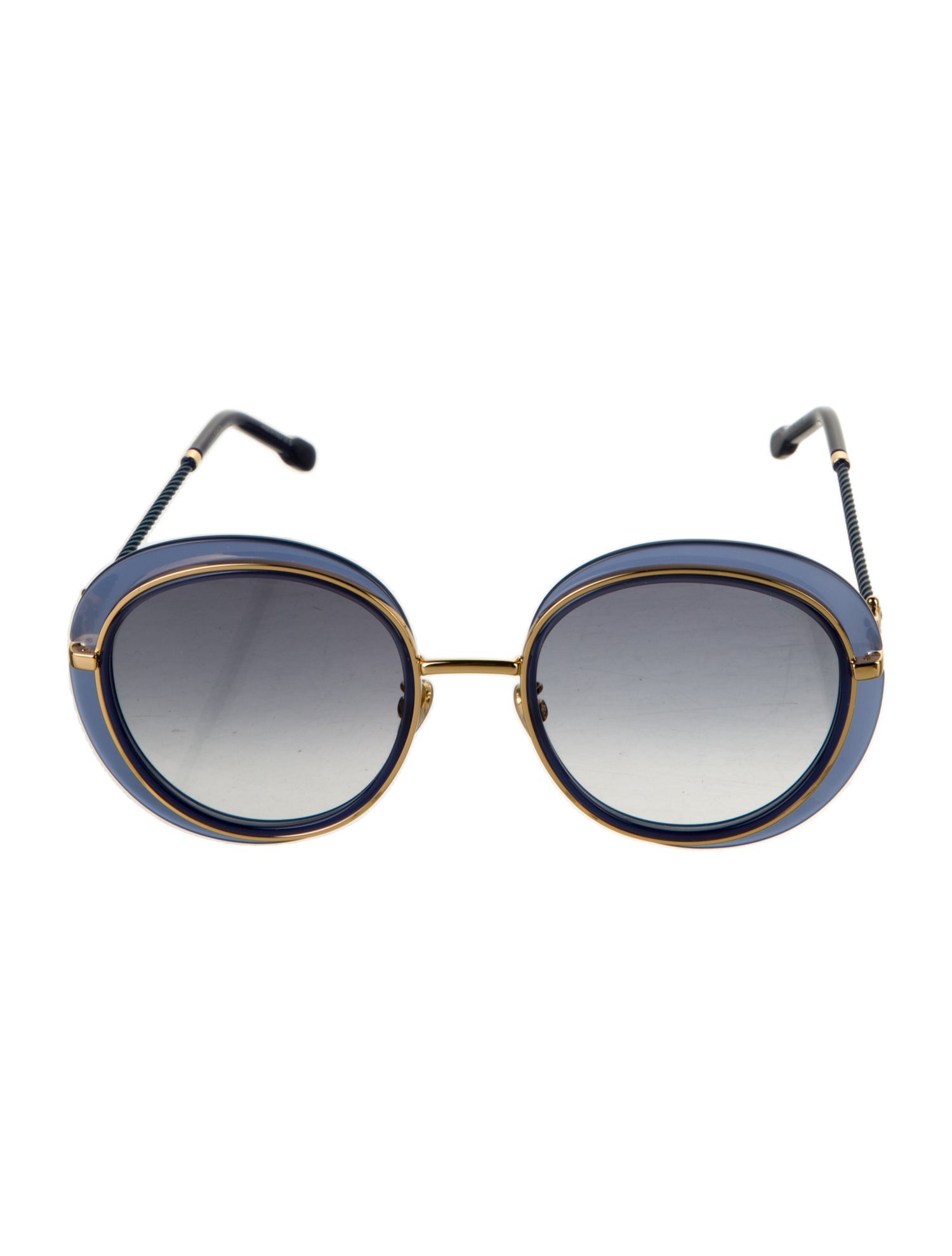Fred Round Gradient Sunglasses