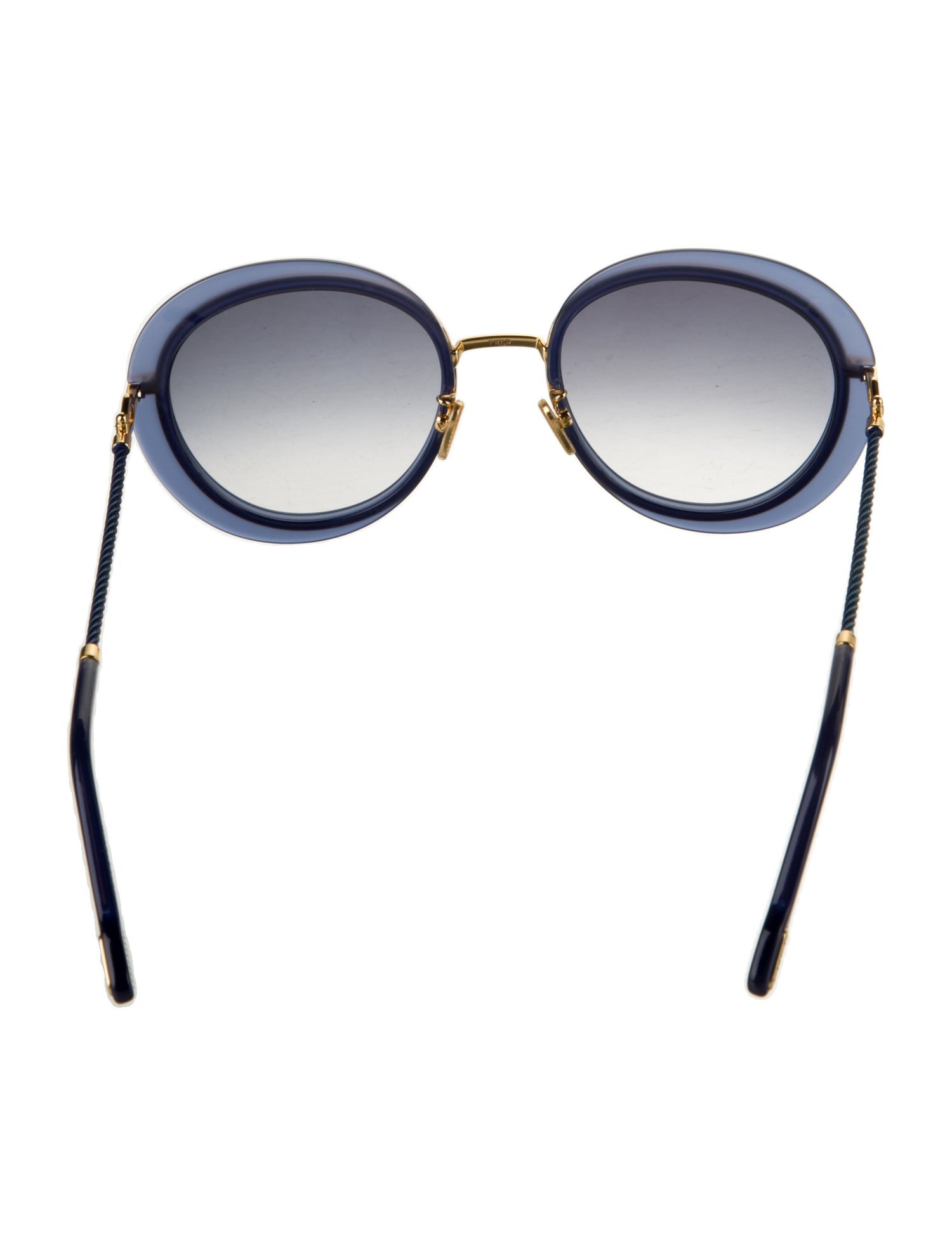 Fred Round Gradient Sunglasses