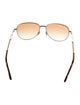 Fred Aviator Gradient Sunglasses