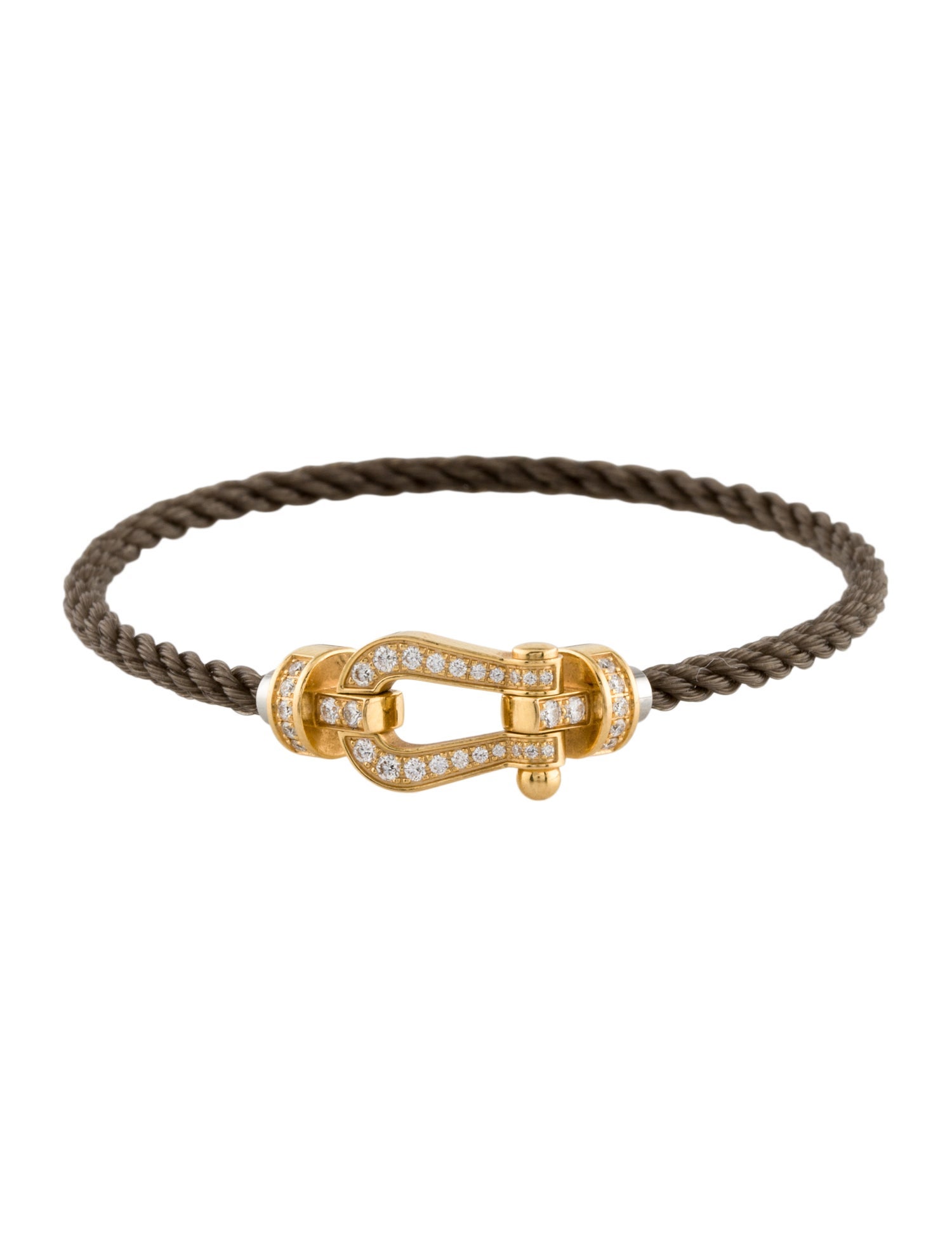 Fred 18K Diamond Full Force 10 Bracelet w/ Two Cables