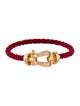 Fred 18K Force 10 Cord Bracelet w/ Two Cables