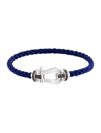 Fred 18K Diamond Force 10 Bracelet w/ Two Cables