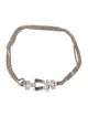 Fred 18K Diamond Force 10 Half Paved Bracelet