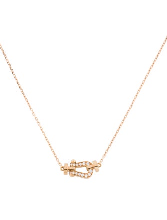 Fred 18K Diamond Force 10 Pendant Necklace