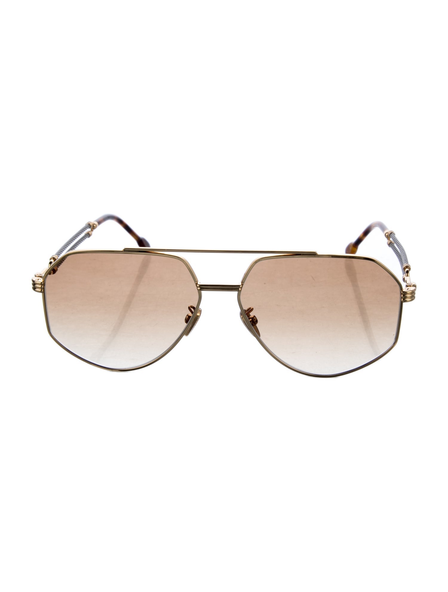 Fred Aviator Gradient Sunglasses