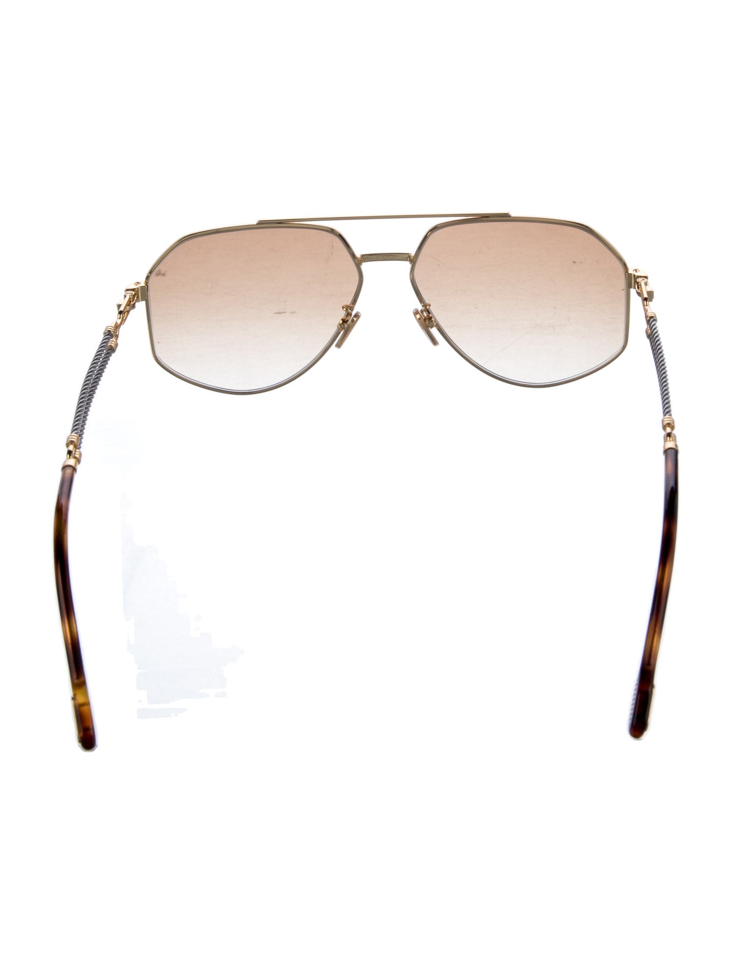 Fred Aviator Gradient Sunglasses
