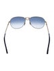 Fred Aviator Gradient Sunglasses