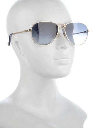 Fred Aviator Gradient Sunglasses