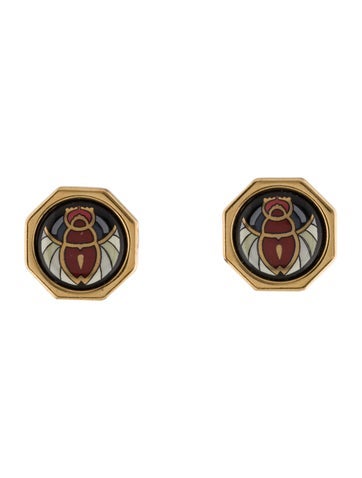 Frey Wille Clip-On Enamel Earrings