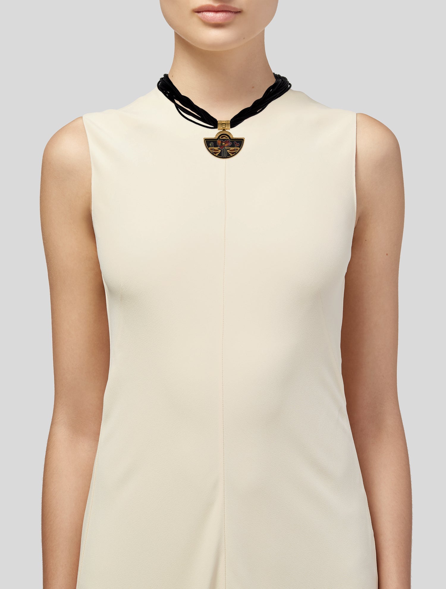 Frey Wille Enamel Pendant Necklace