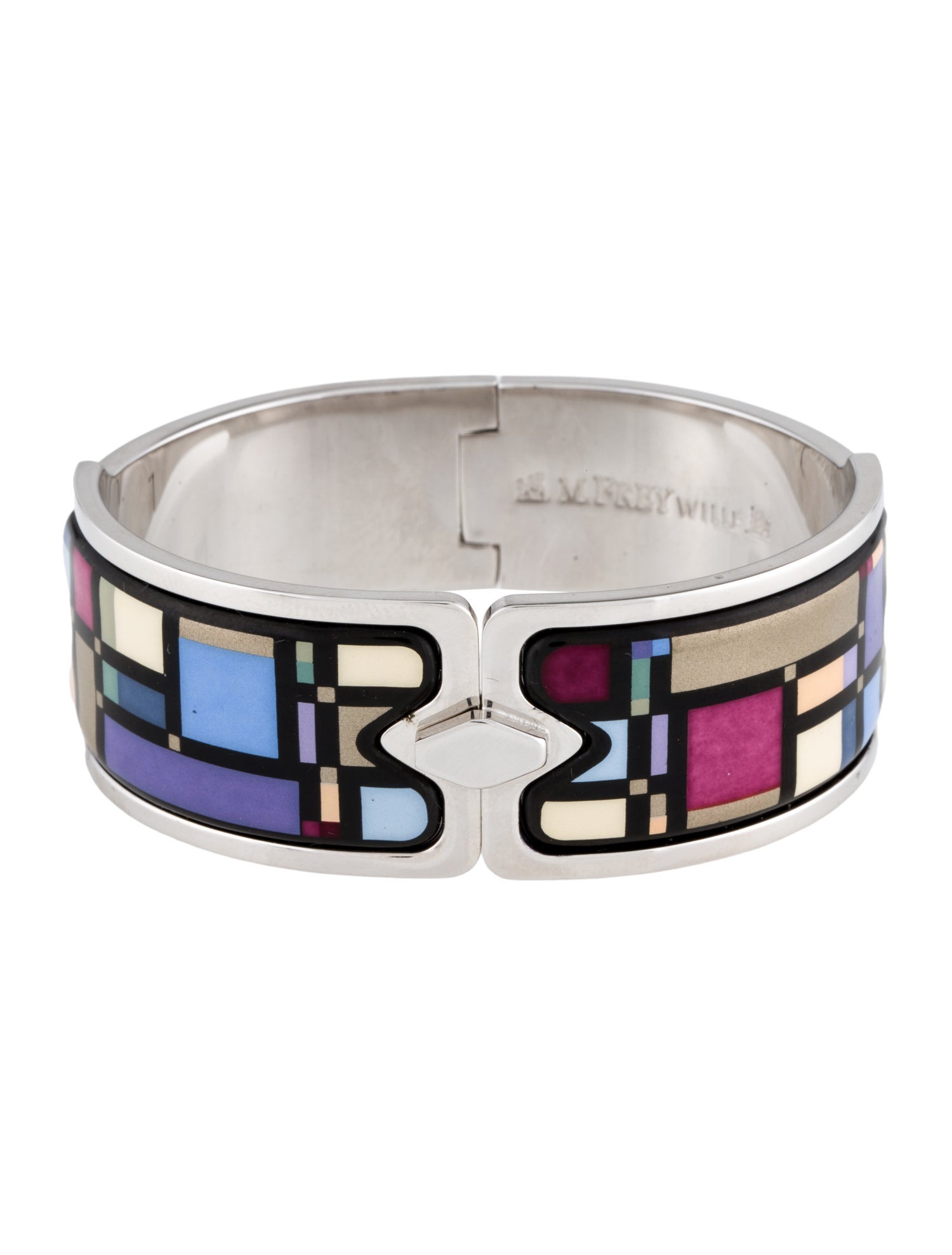 Frey Wille Enamel Hinged Bracelet