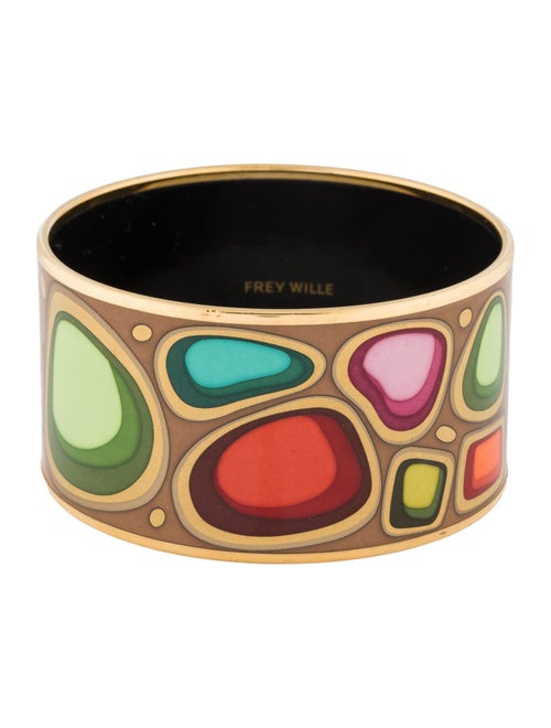 Frey Wille Enamel Bordered Diva Bangle