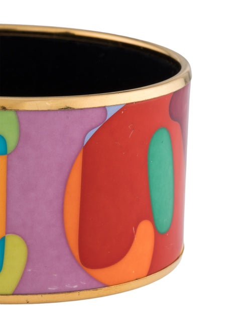 Frey Wille Wide Enamel Bangle Bracelet