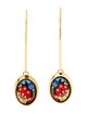 Frey Wille Enamel Waterdrop Earrings