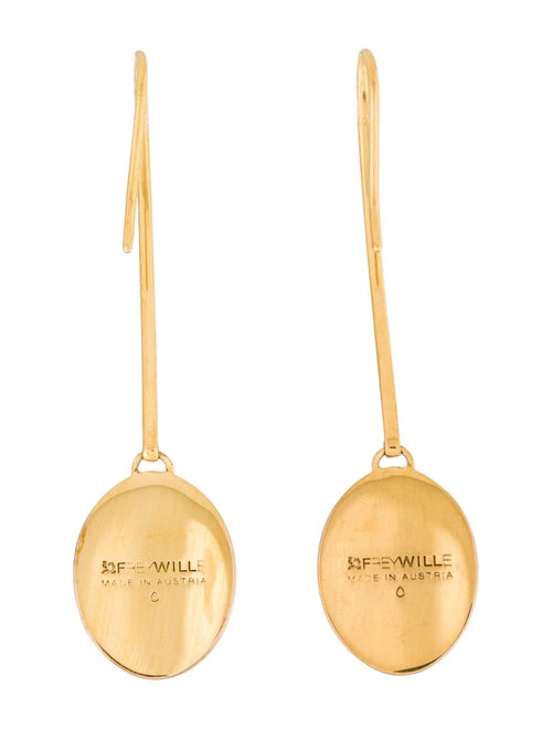 Frey Wille Enamel Waterdrop Earrings