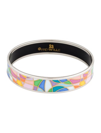 Frey Wille Enamel Bordered Bangle Miss Collection Ode To Joy Of Life