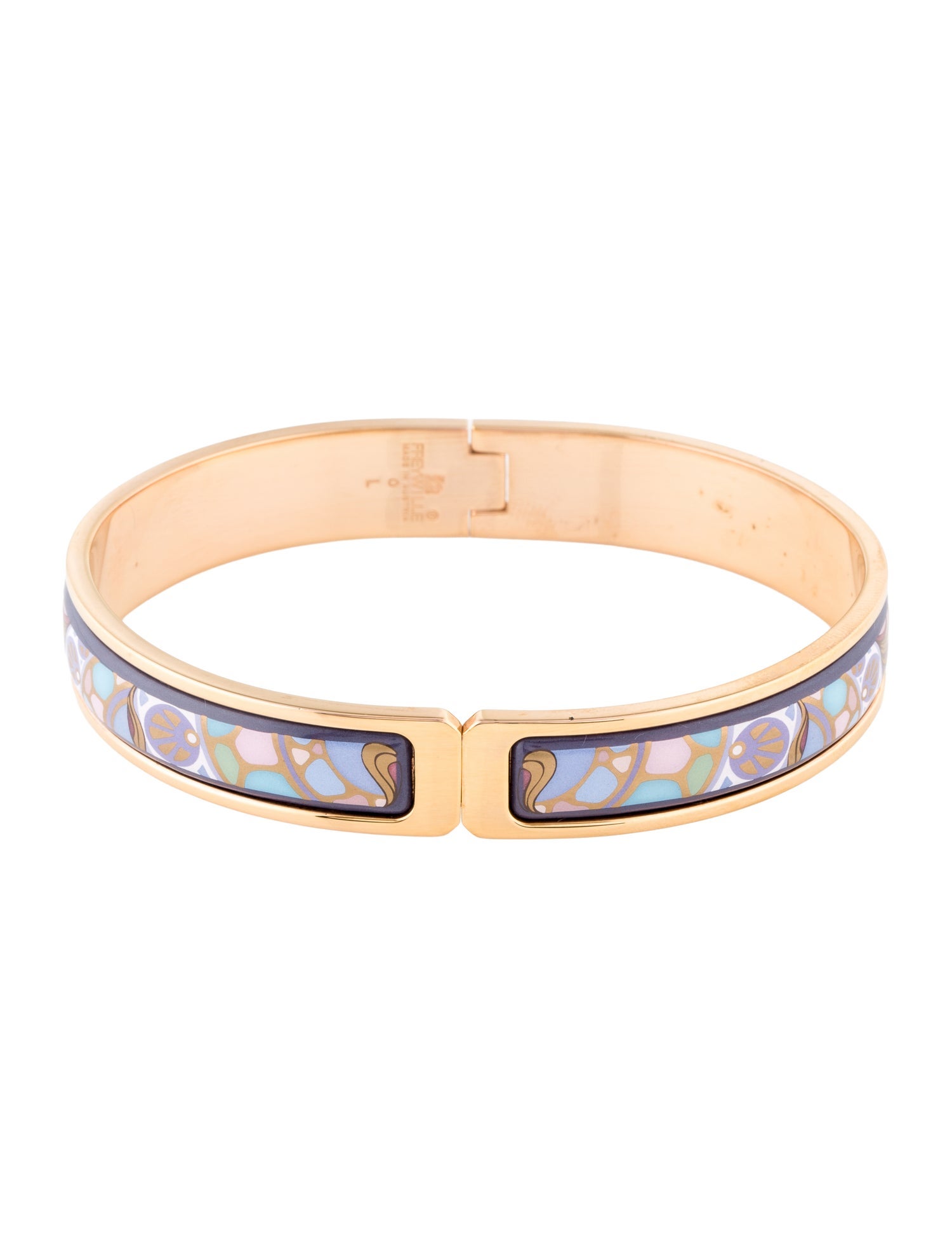 Frey Wille Enamel Ballerina Clasp Bangle
