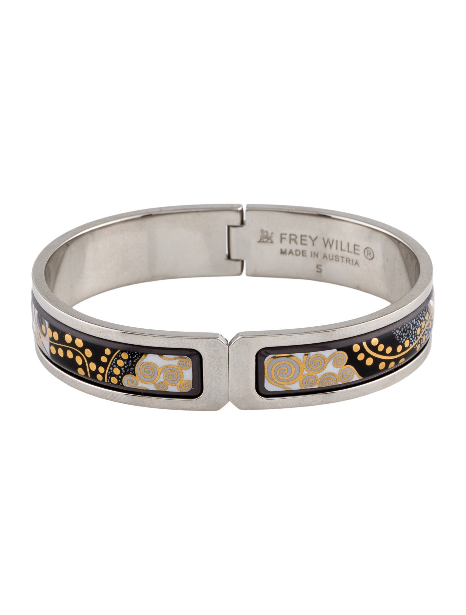 Frey Wille Enamel Bangle Bracelet