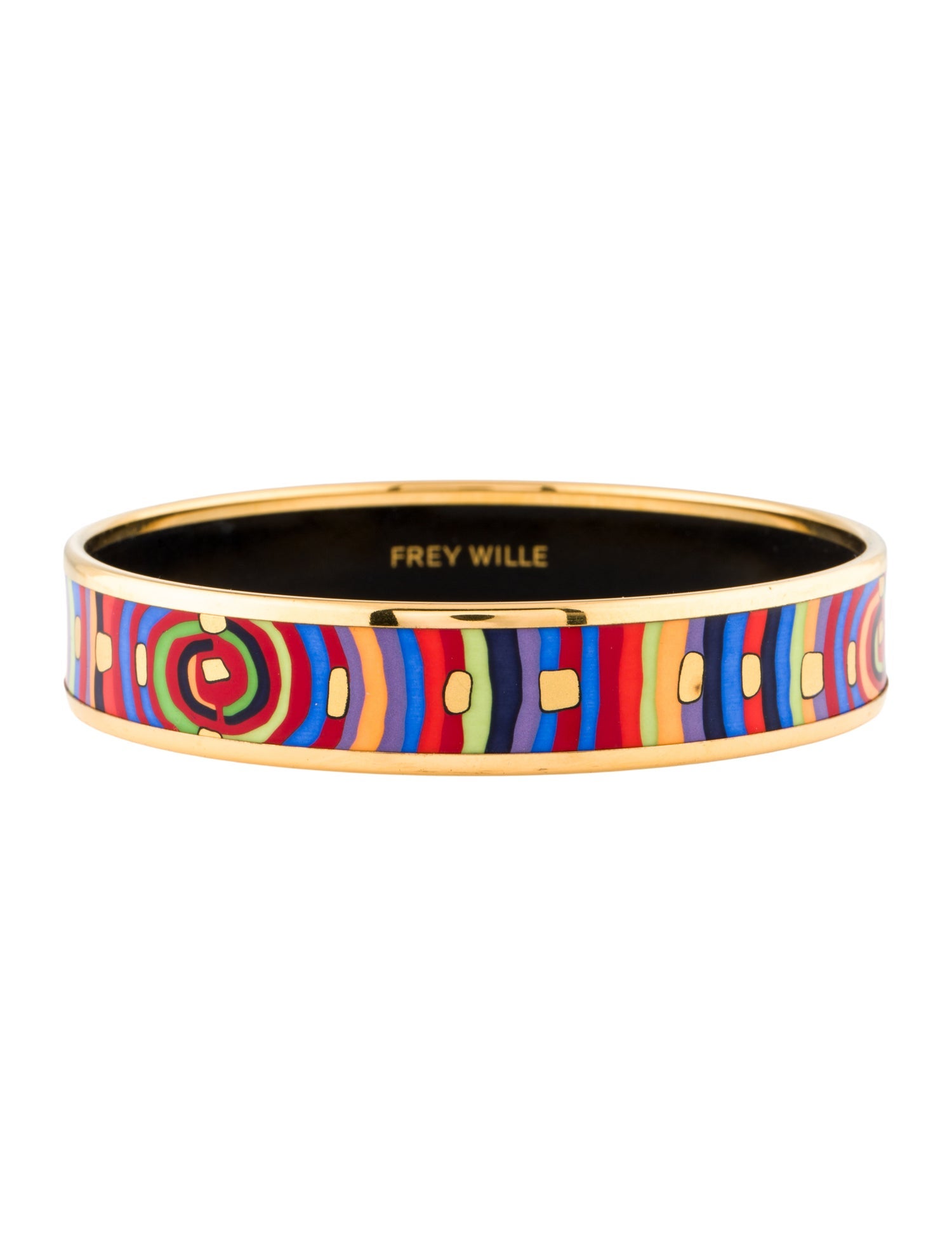 Frey Wille Enamel Bangle Bracelet
