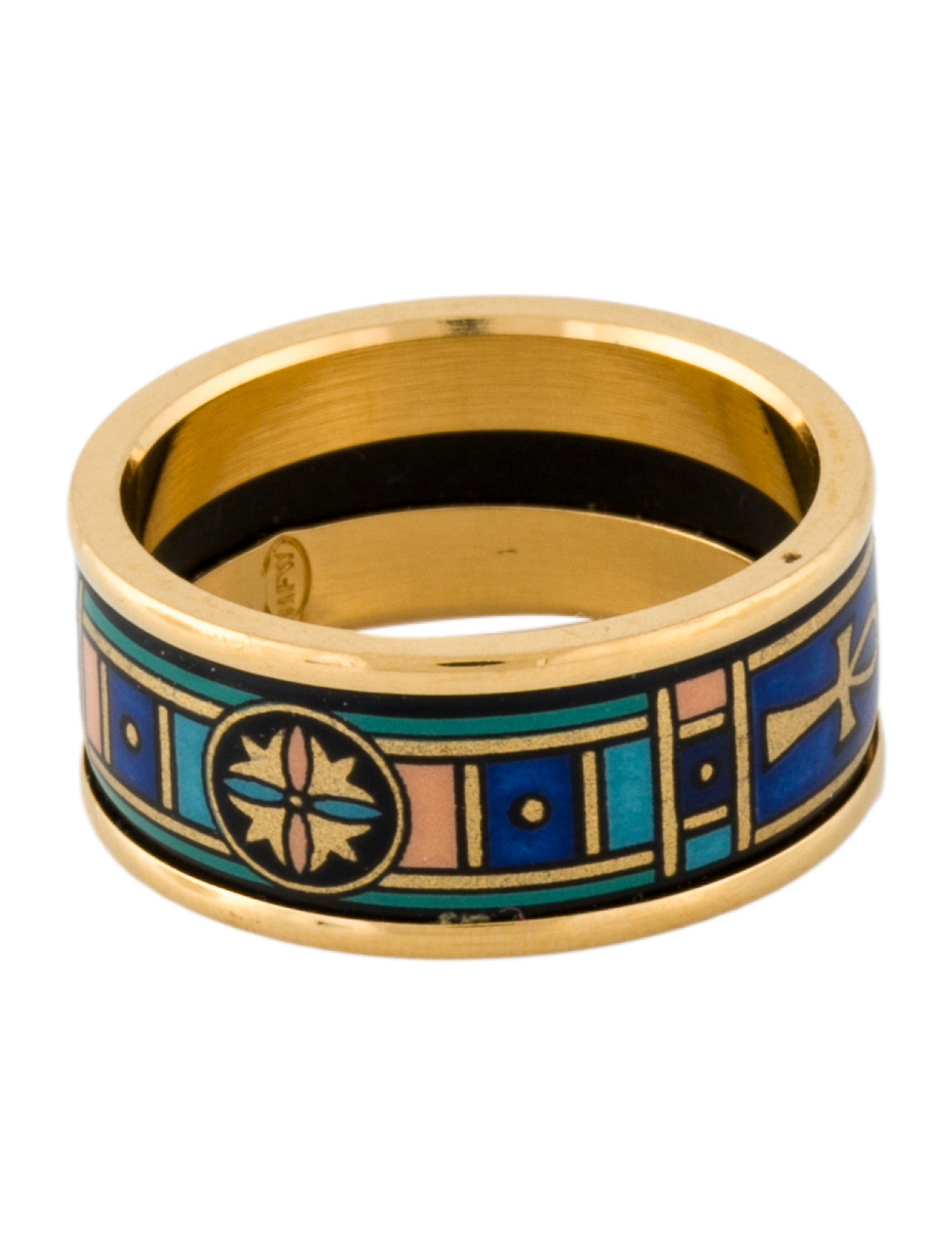 Frey Wille Enamel Egypt Ring