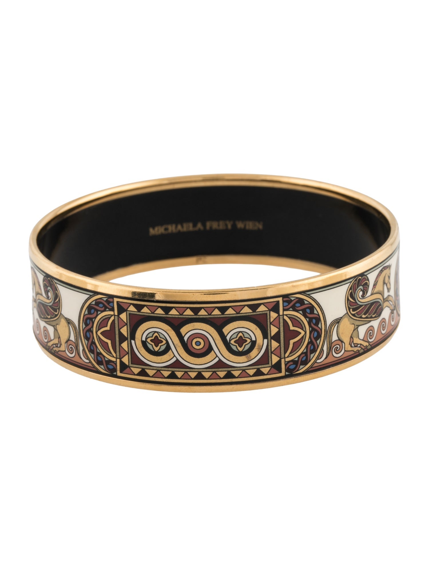 Frey Wille Enamel Bangle Bracelet