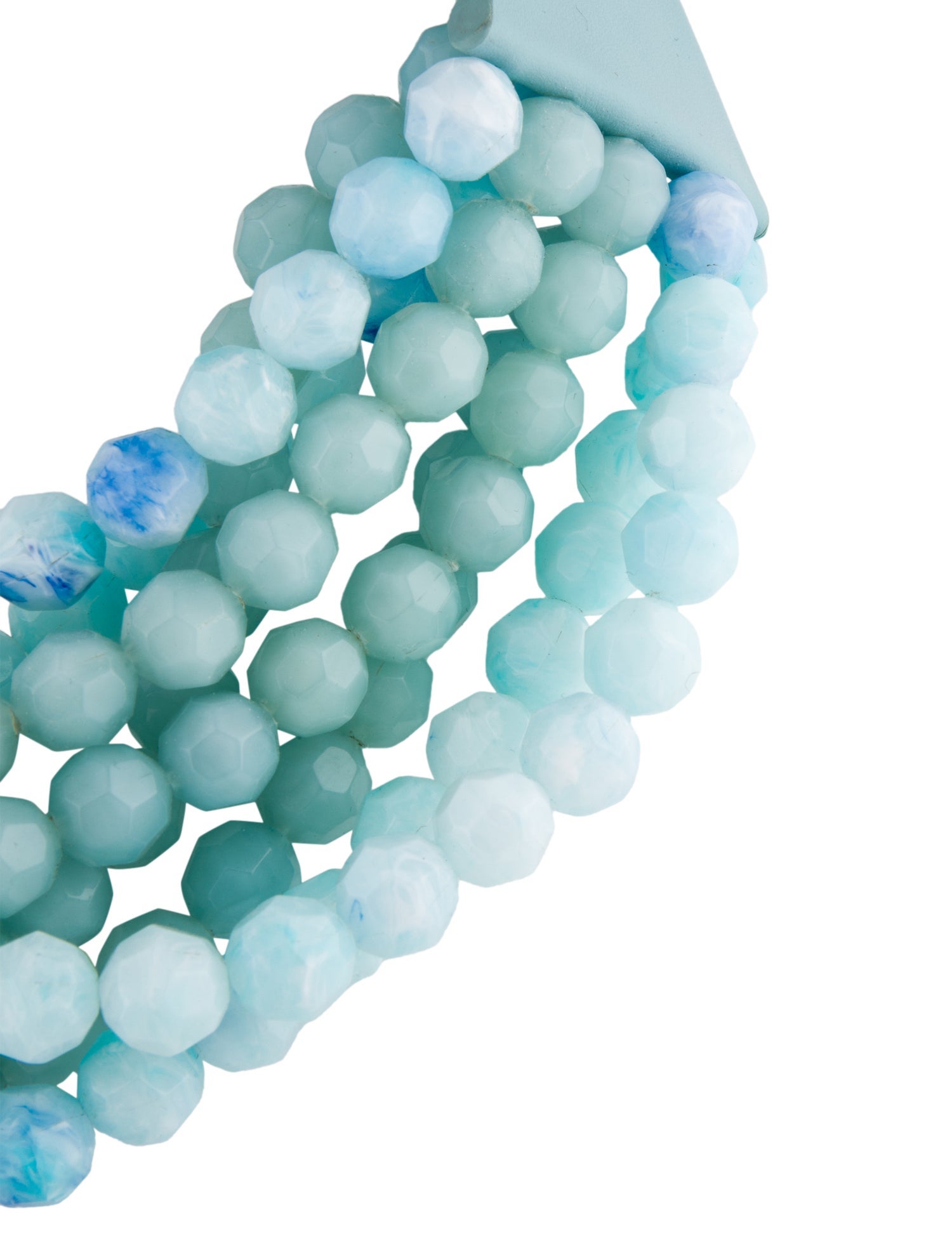 Fairchild Baldwin Round Bella Summer Blue Collar Necklace