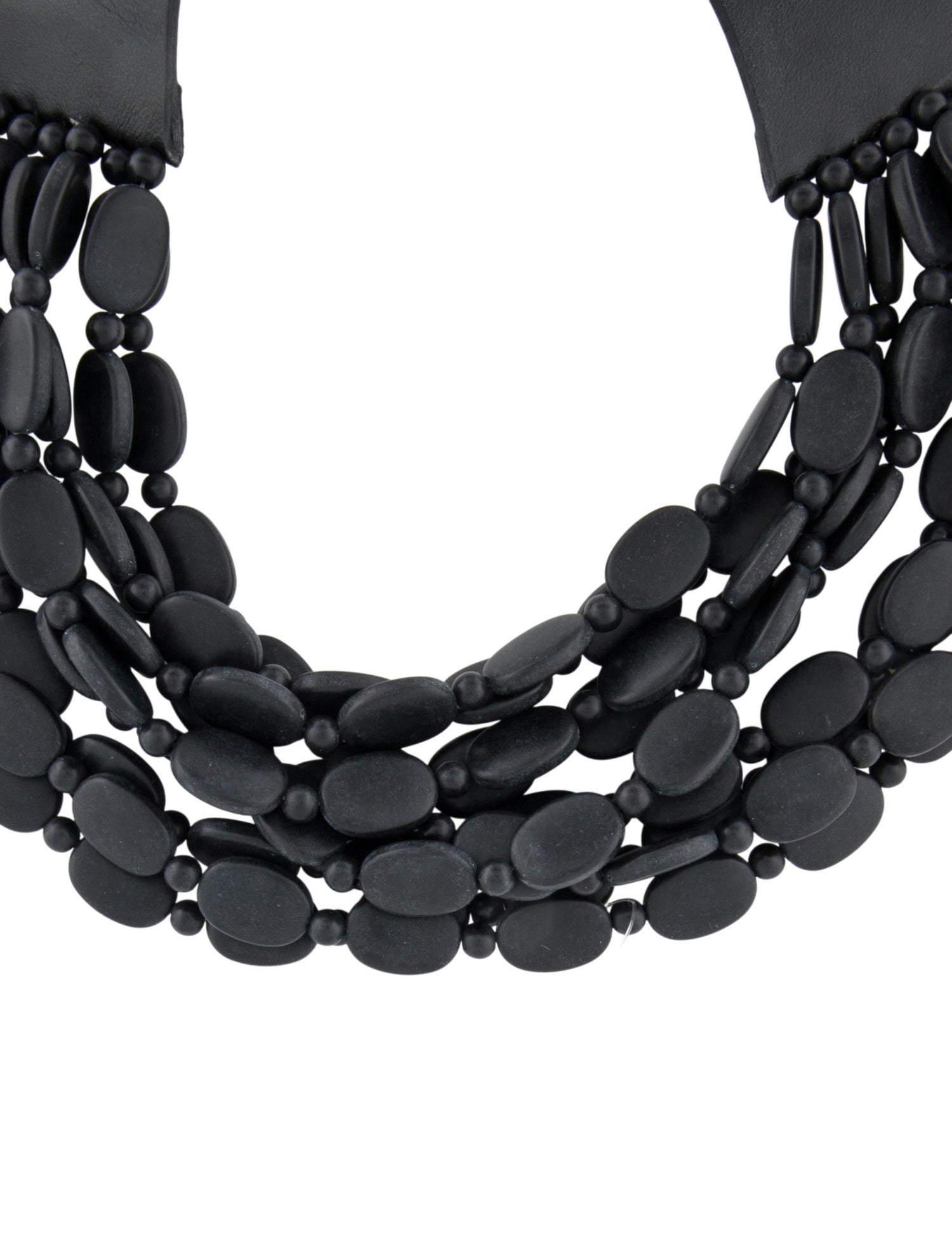 Fairchild Baldwin Leather & Beaded Multistrand Necklace