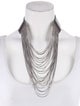 Fairchild Baldwin Leather Multistrand Collar Necklace