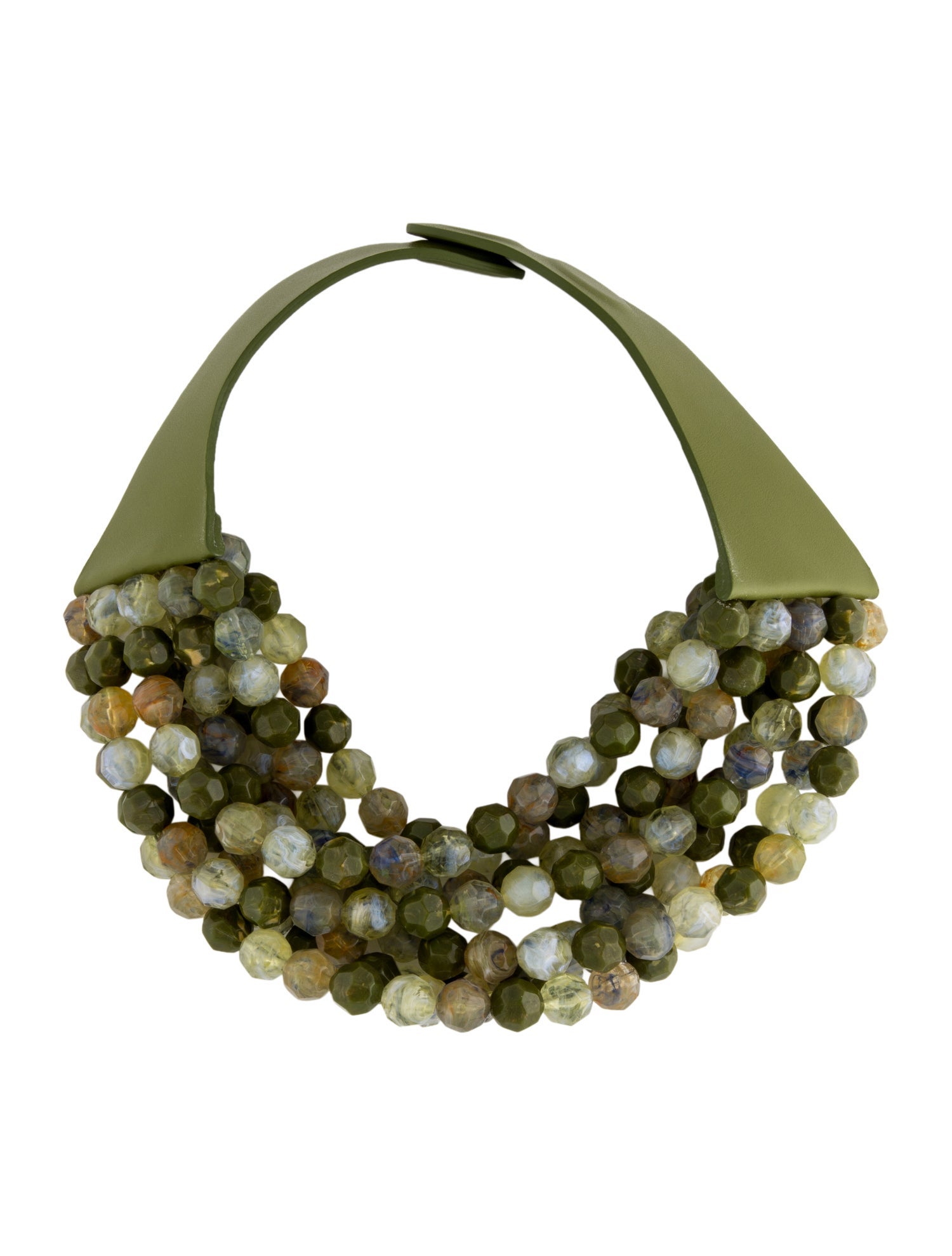 Fairchild Baldwin Bella Resin, Leather & Bead Multistrand Necklace