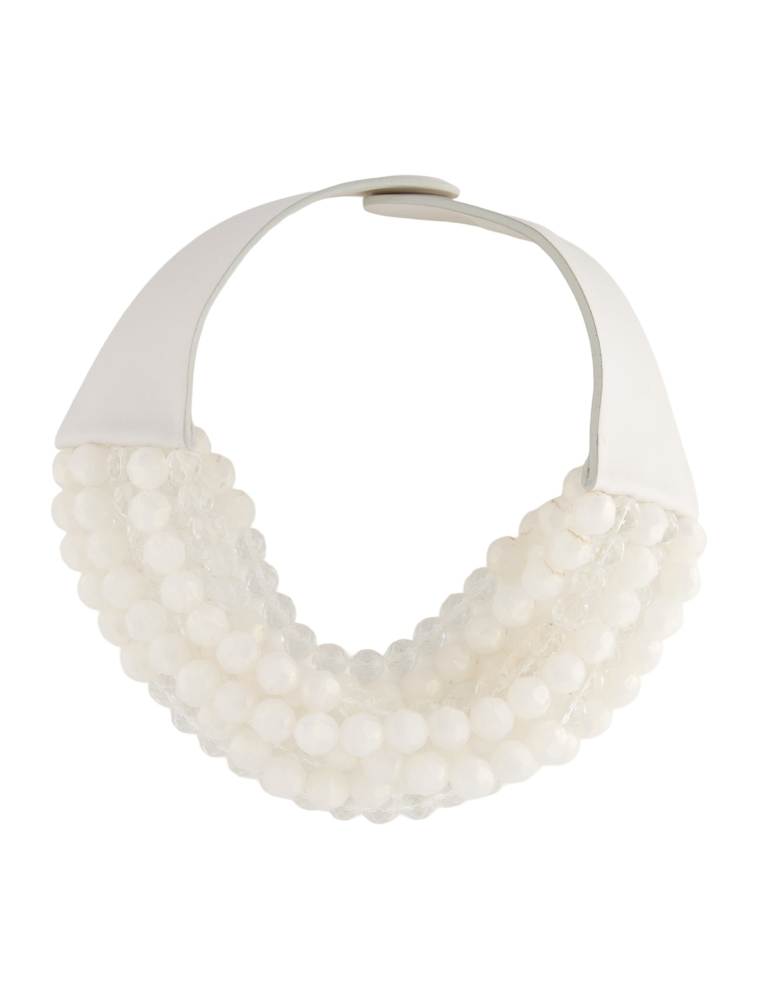 Fairchild Baldwin Bead & Leather Multistrand Necklace