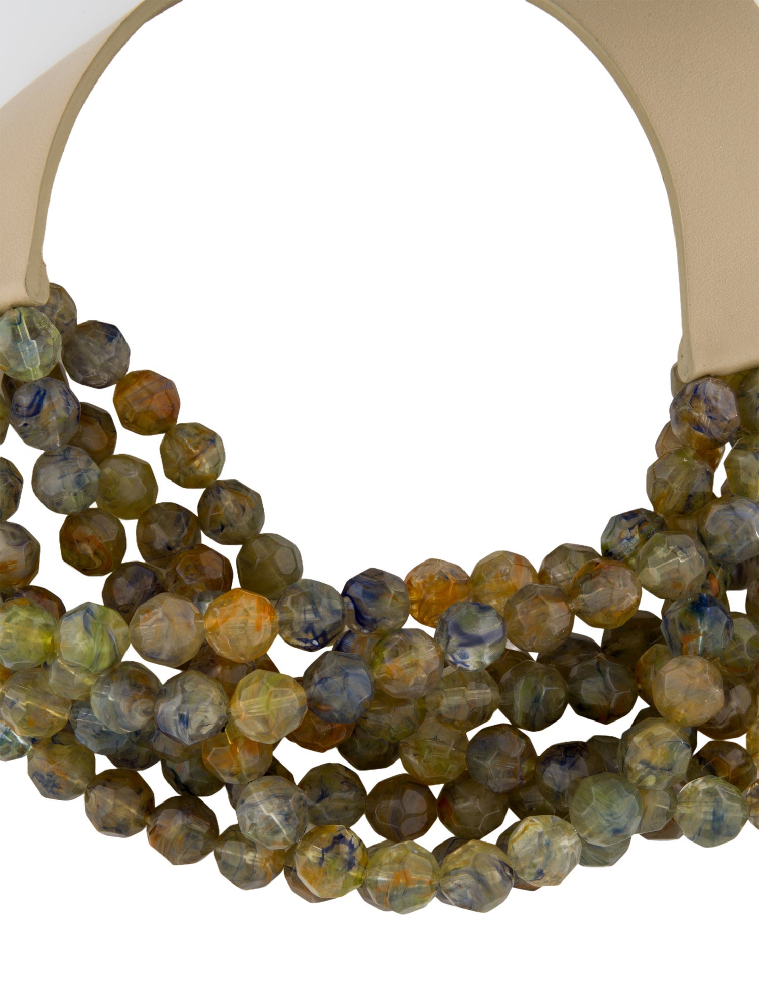 Fairchild Baldwin Bead & Leather Multistrand Necklace