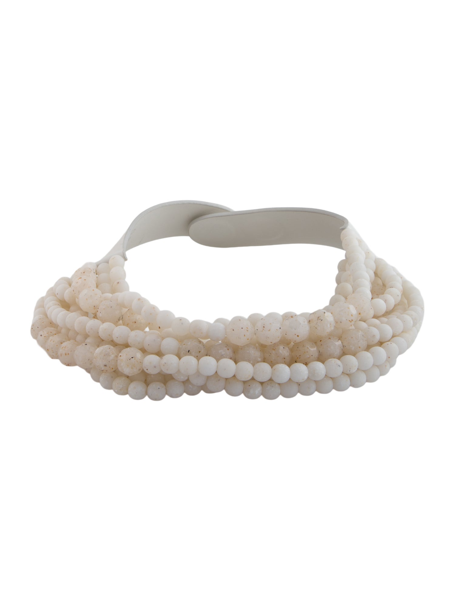 Fairchild Baldwin Leather Multi-Strand Collar Necklace